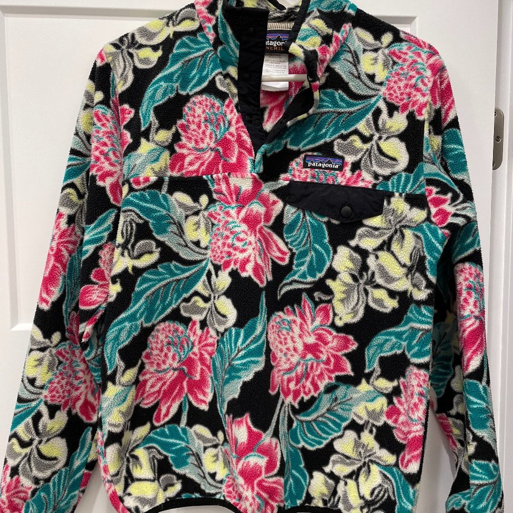 Beautiful, Floral Patagonia Sweatshirt